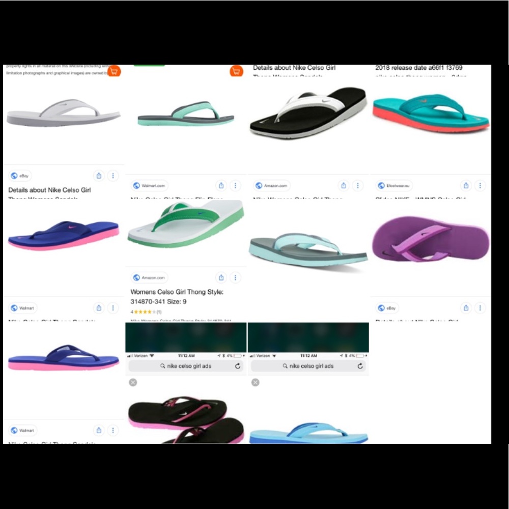 If you ❤️ the Nike celso girl flip flops, help!